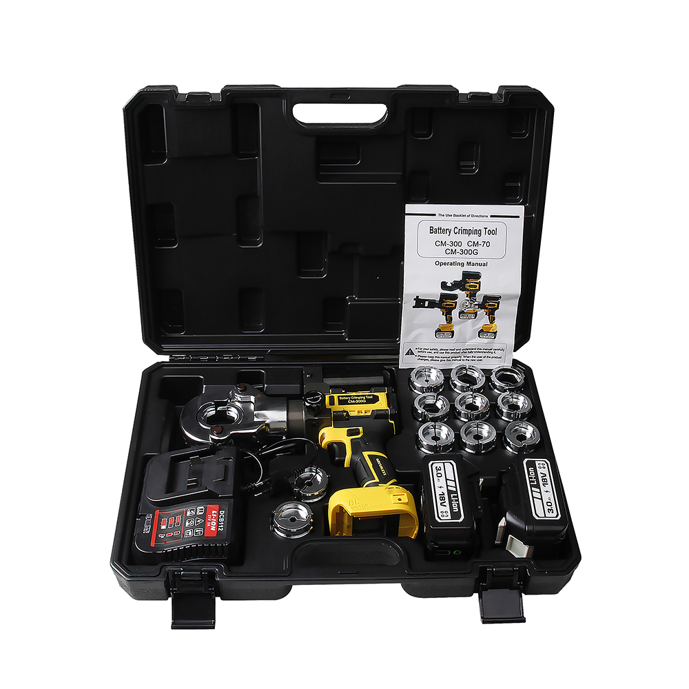 Mini Hydraulic Battery Cable Crimper Series（4–300mm²）