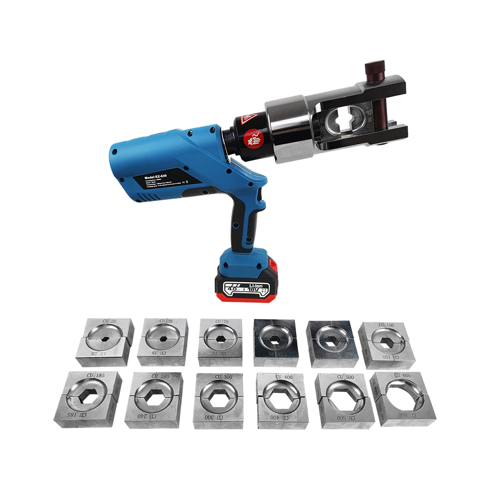 EZ-630 Industrial Battery-Powered Cable Crimper