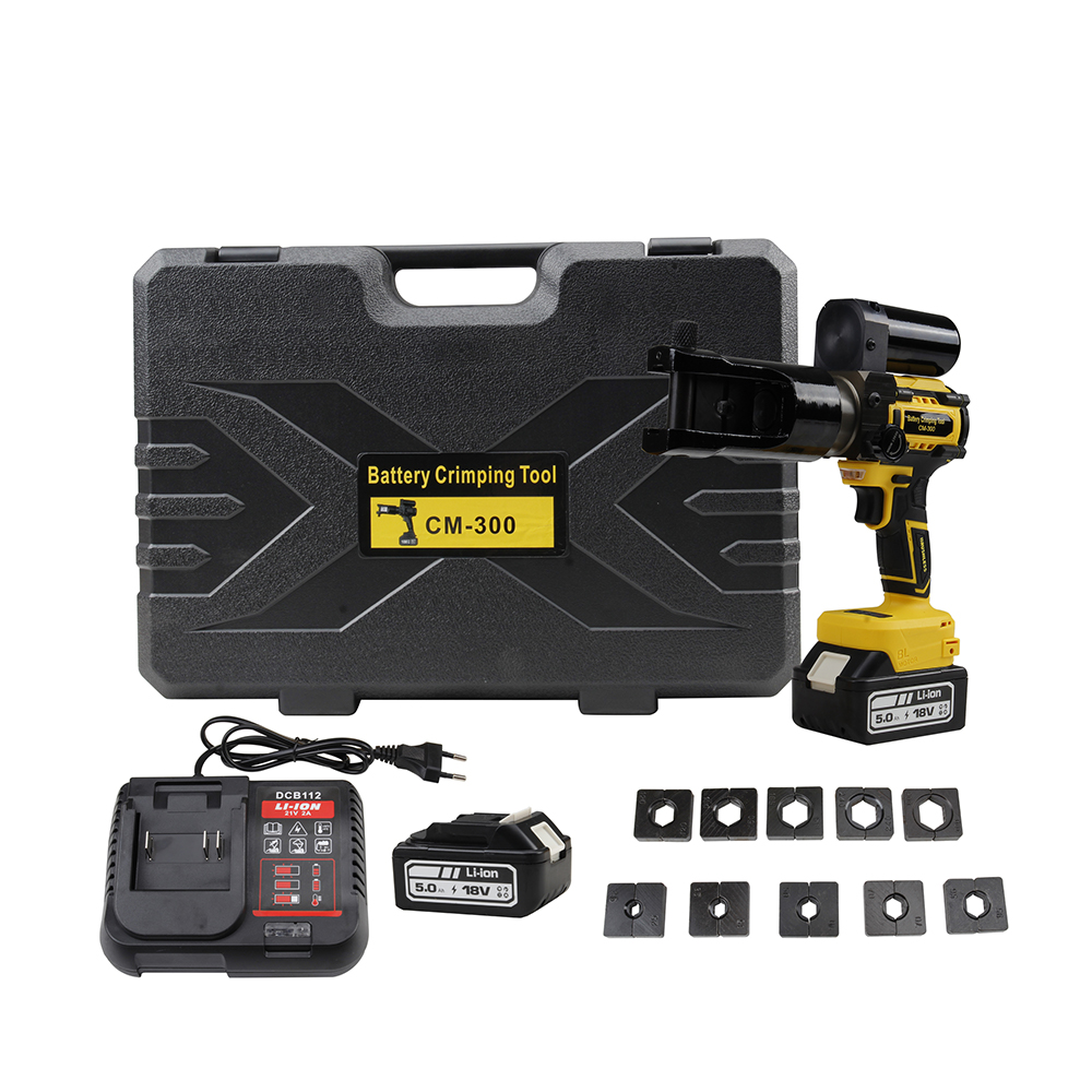 Mini Hydraulic Battery Cable Crimper Series（4–300mm²）