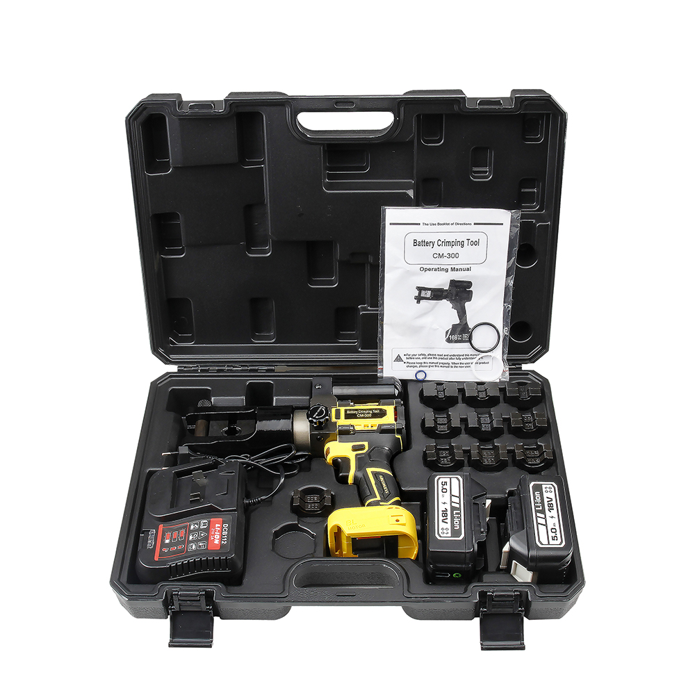 Mini Hydraulic Battery Cable Crimper Series（4–300mm²）