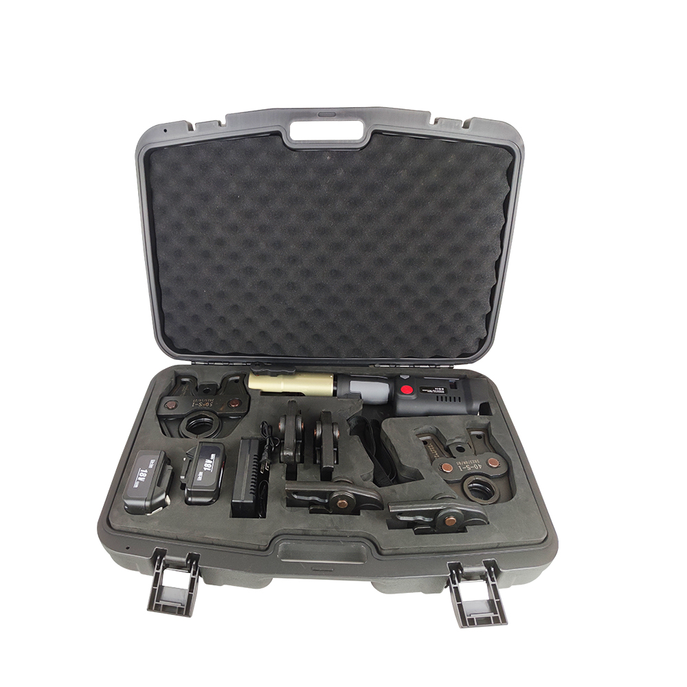 LS-1550 / ES-1930 / MEC-1525 Rotatable High-Force Multi-Pipe Battery Pipe Crimper