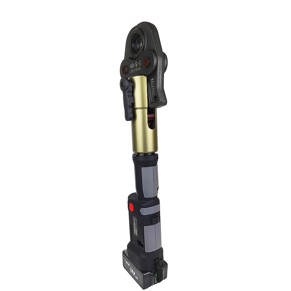 LS-1550 / ES-1930 / MEC-1525 Rotatable High-Force Multi-Pipe Battery Pipe Crimper