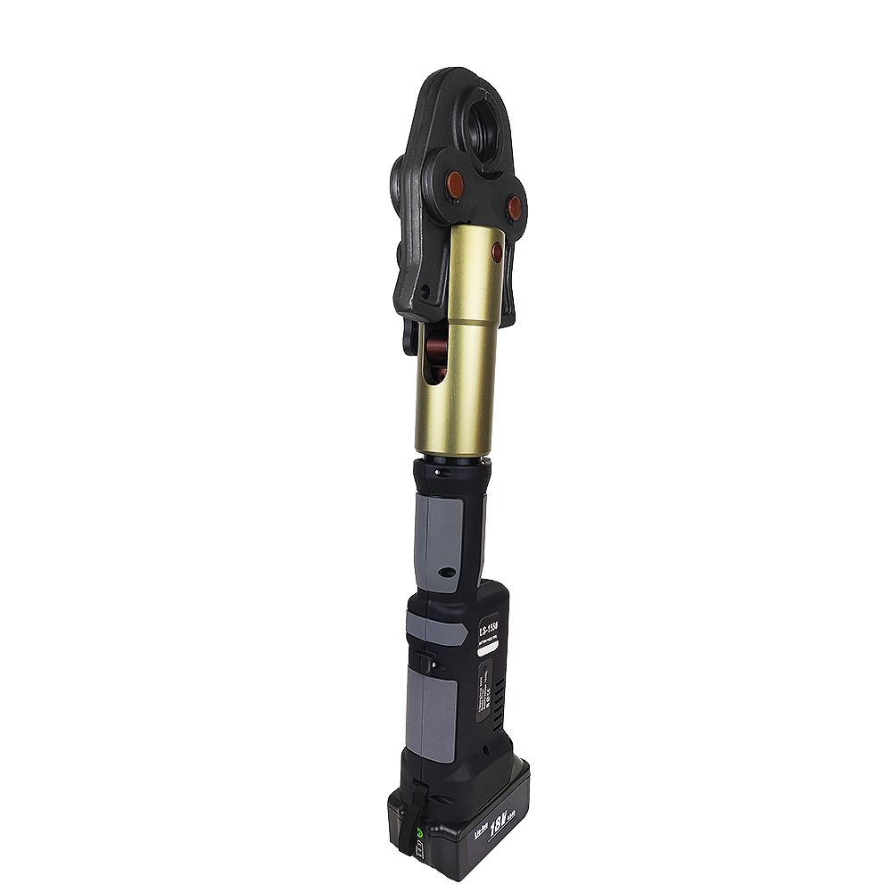 LS-1550 / ES-1930 / MEC-1525 Rotatable High-Force Multi-Pipe Battery Pipe Crimper
