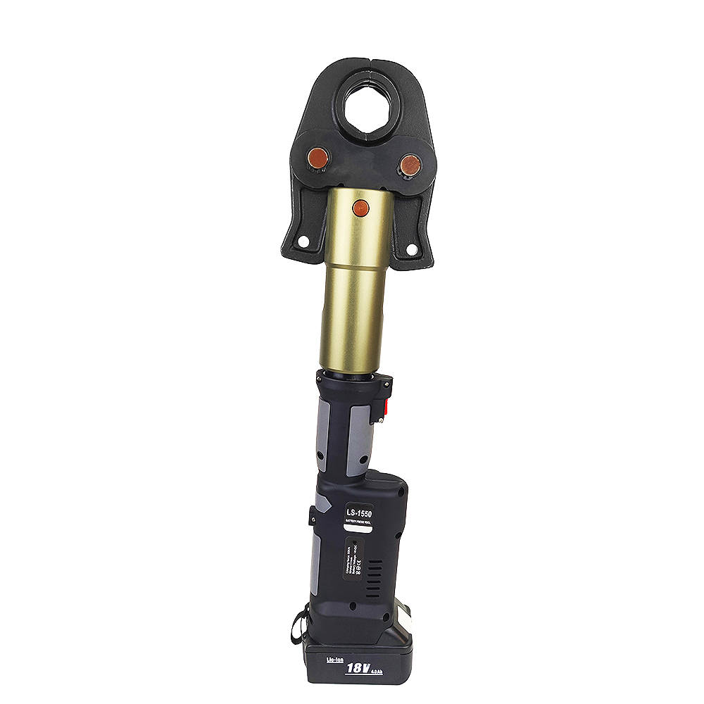 LS-1550 / ES-1930 / MEC-1525 Rotatable High-Force Multi-Pipe Battery Pipe Crimper