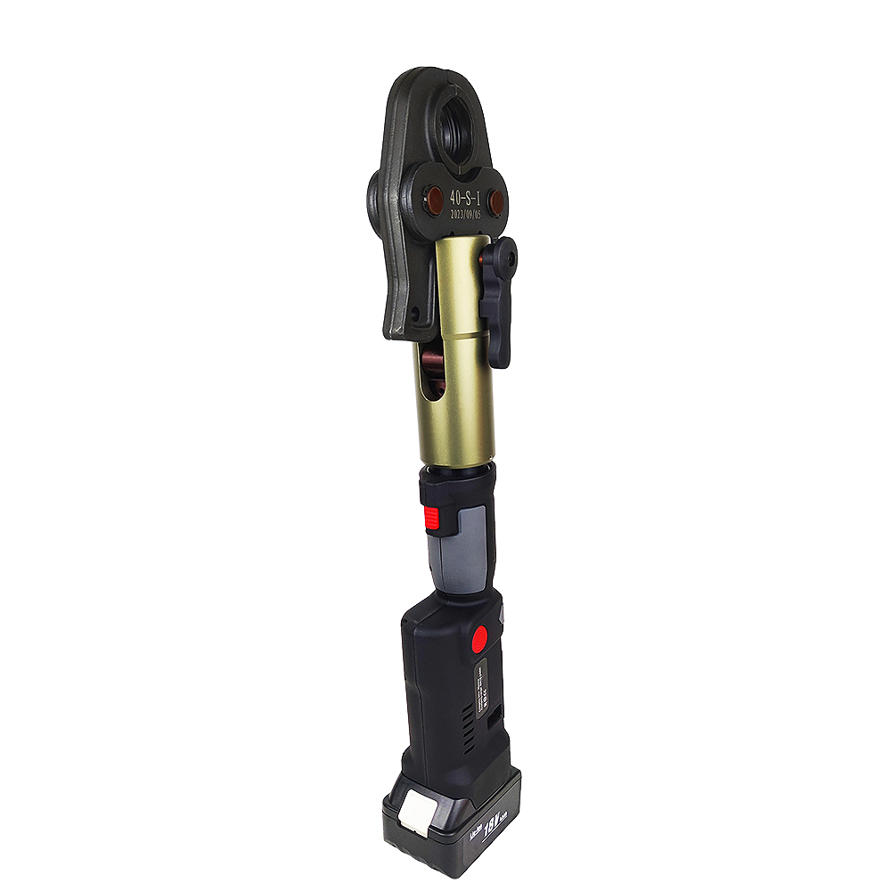 LS-1550 / ES-1930 / MEC-1525 Rotatable High-Force Multi-Pipe Battery Pipe Crimper