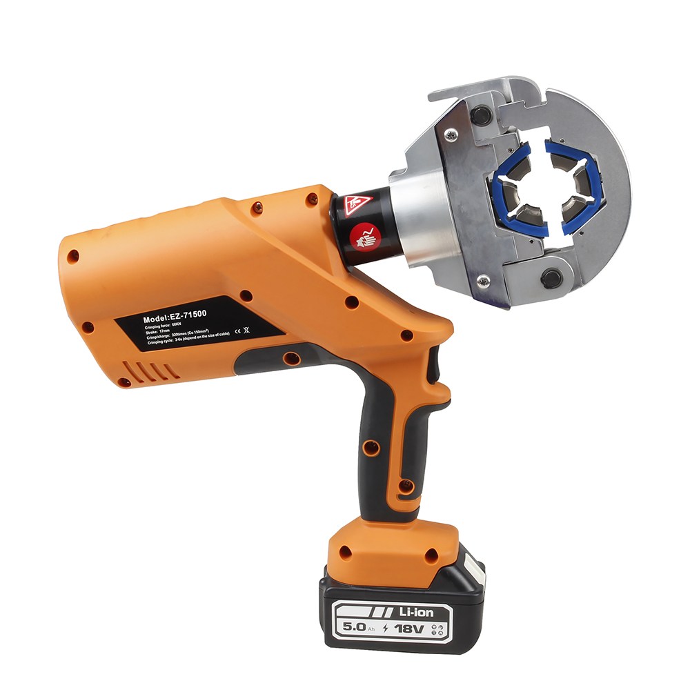 HVAC Battery & Hydraulic Hose Crimper Set