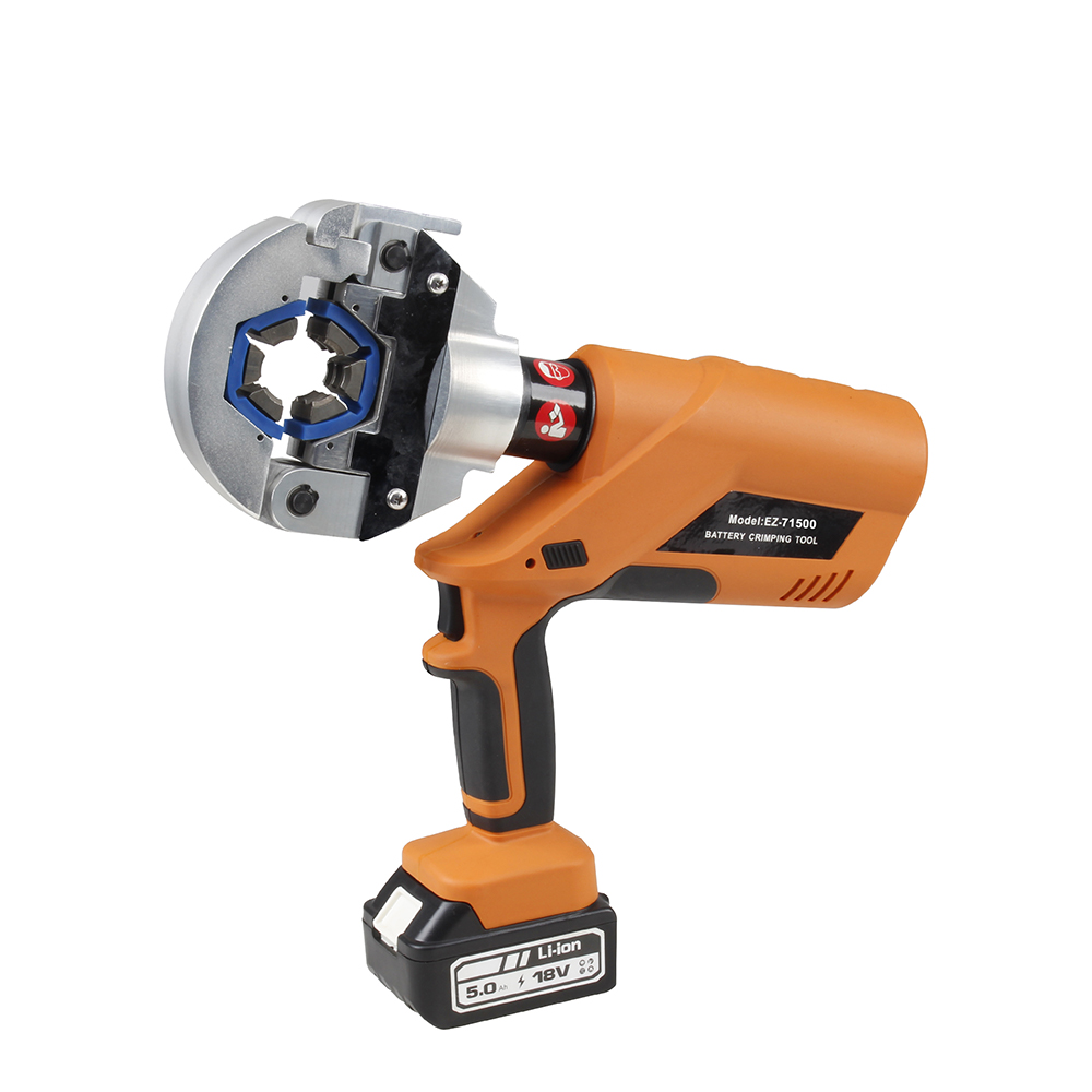 HVAC Battery & Hydraulic Hose Crimper Set