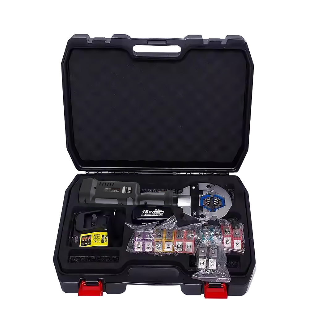 HVAC Battery & Hydraulic Hose Crimper Set