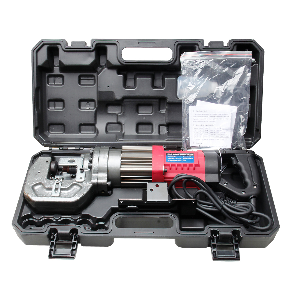 LZ Series Portable Electric Hydraulic Puncher Up to 25T Adjustable Throat Depth