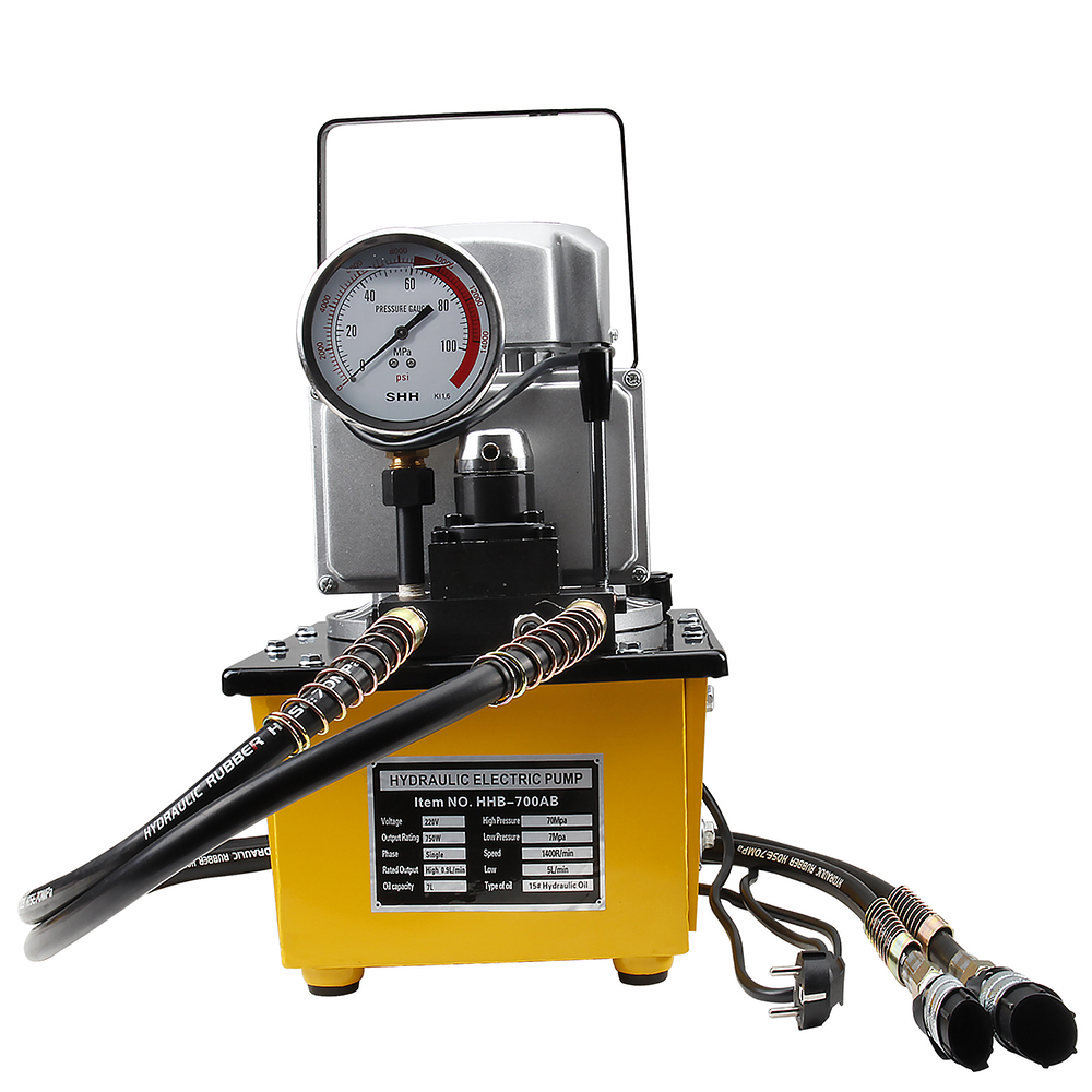 Double Acting Hydraulic Electric Pump 700 Bar High Pressure Power Pack 750W–3KW