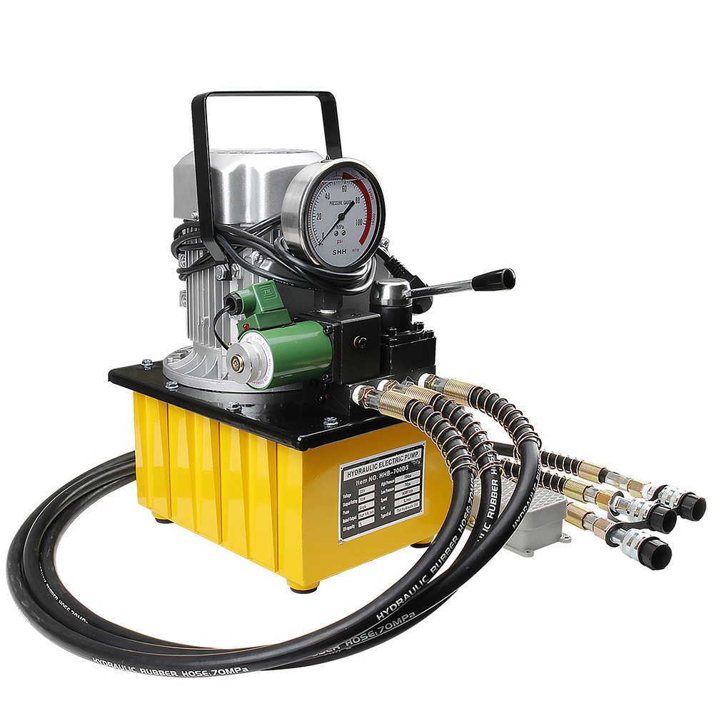 750W–1.5KW Three Way Hydraulic Electric Pump 700 Bar High Pressure Power Pack