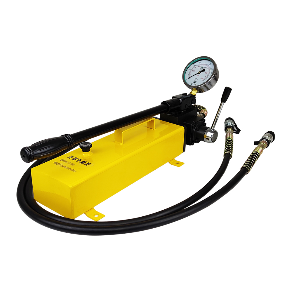 3000cc Double Acting Hand Operated Hydraulic Pump 700 Bar High Pressure Manual Pump 