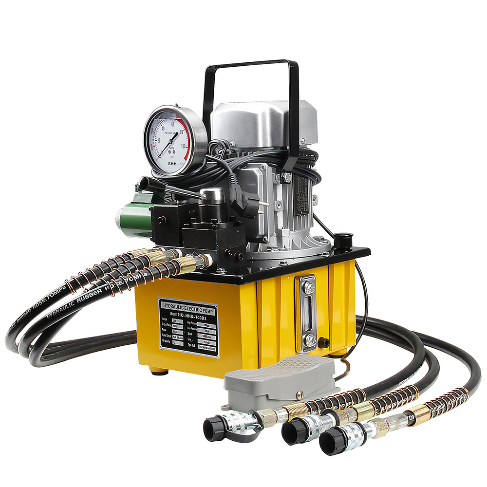 750W–1.5KW Three Way Hydraulic Electric Pump 700 Bar High Pressure Power Pack