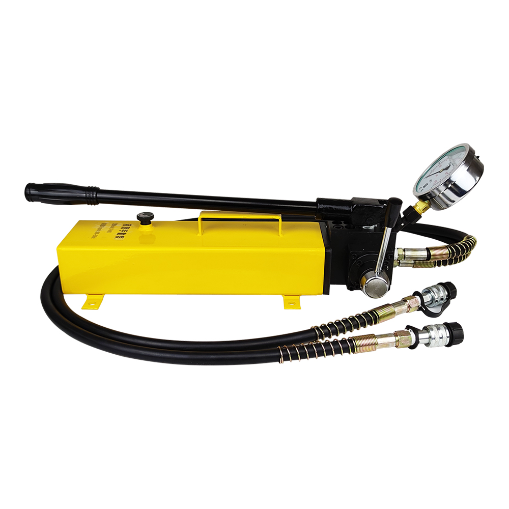 3000cc Double Acting Hand Operated Hydraulic Pump 700 Bar High Pressure Manual Pump 