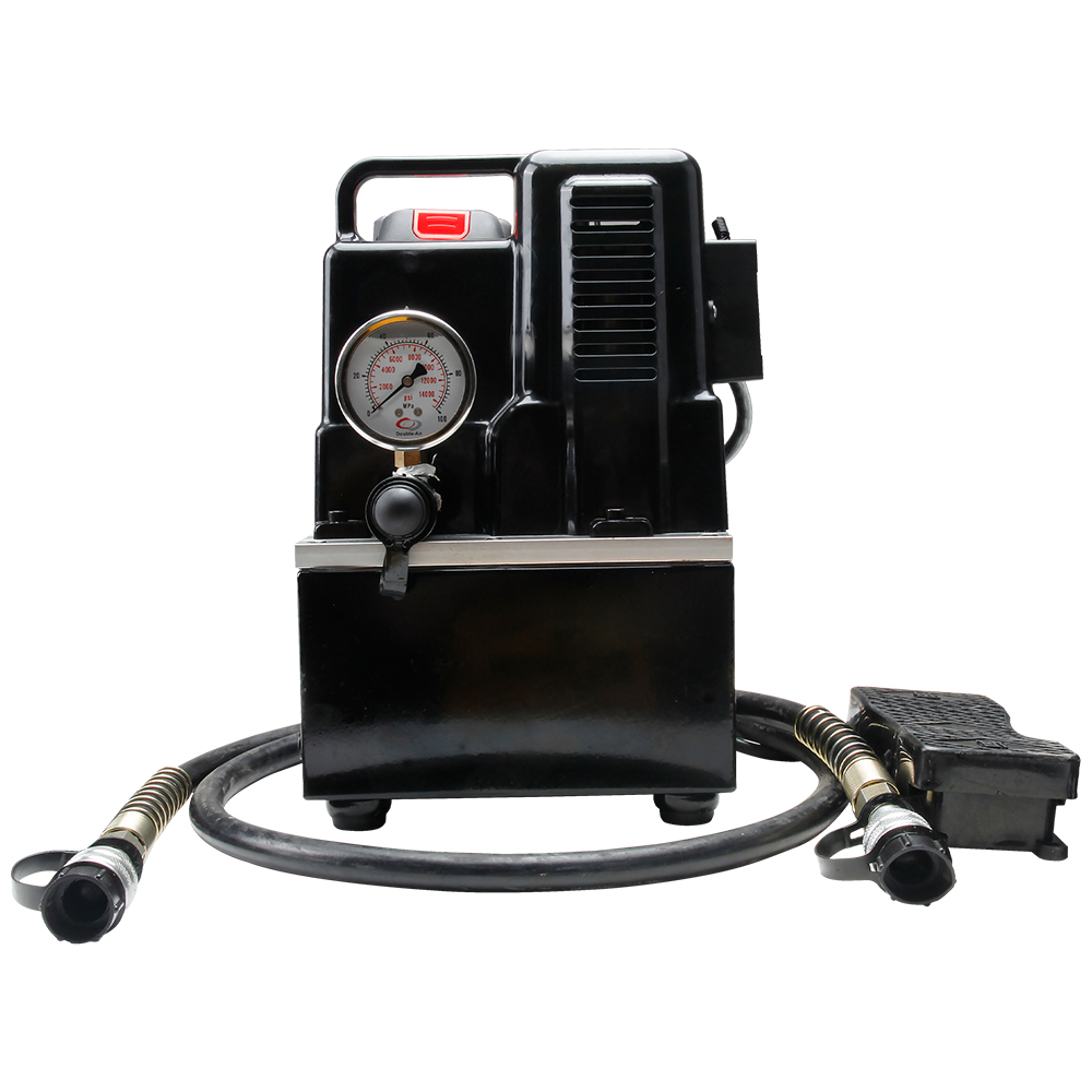 QQ-700B Portable Single Action Hydraulic Pump 220V