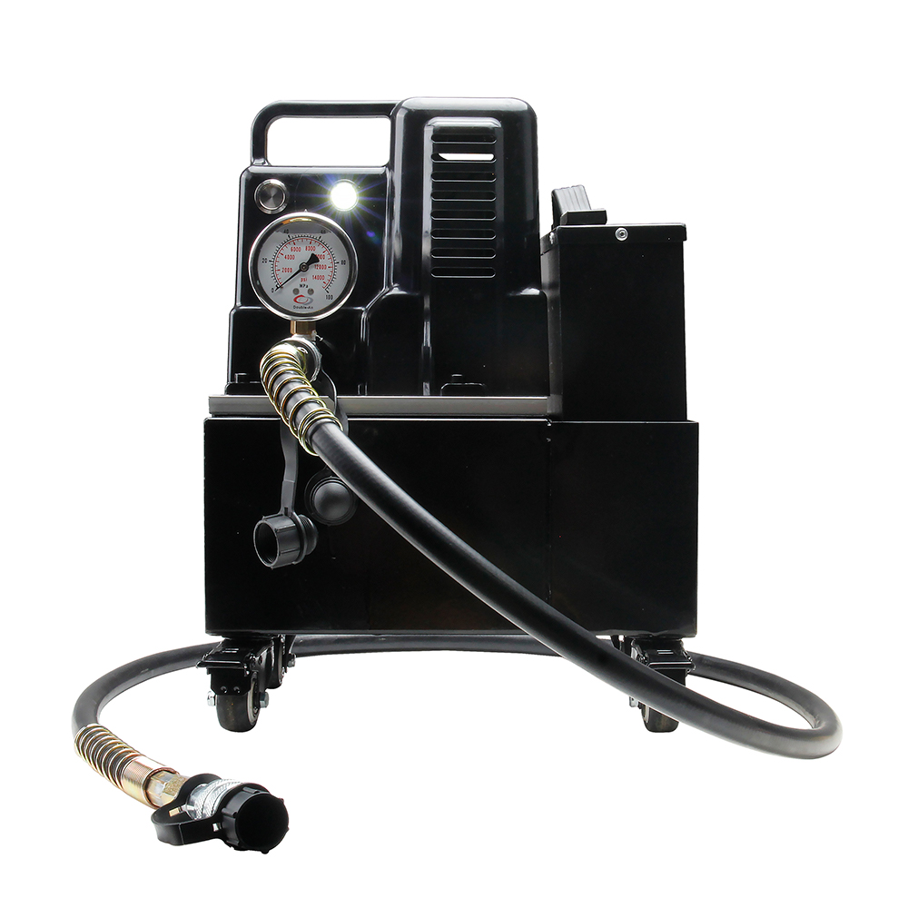 QQ-700B Portable Battery-Powered Single Action Hydraulic Pump 36V/48V