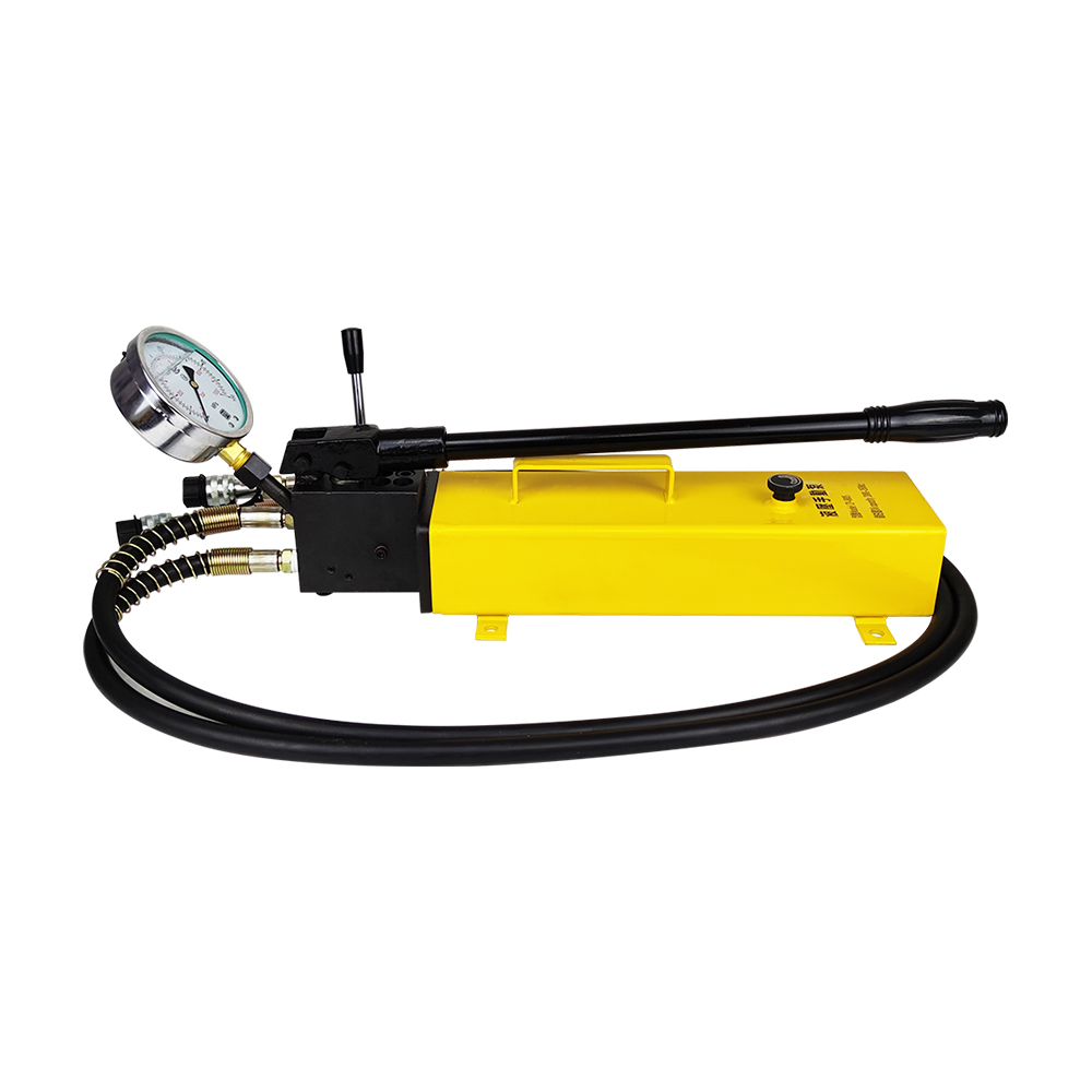 3000cc Double Acting Hand Operated Hydraulic Pump 700 Bar High Pressure Manual Pump 