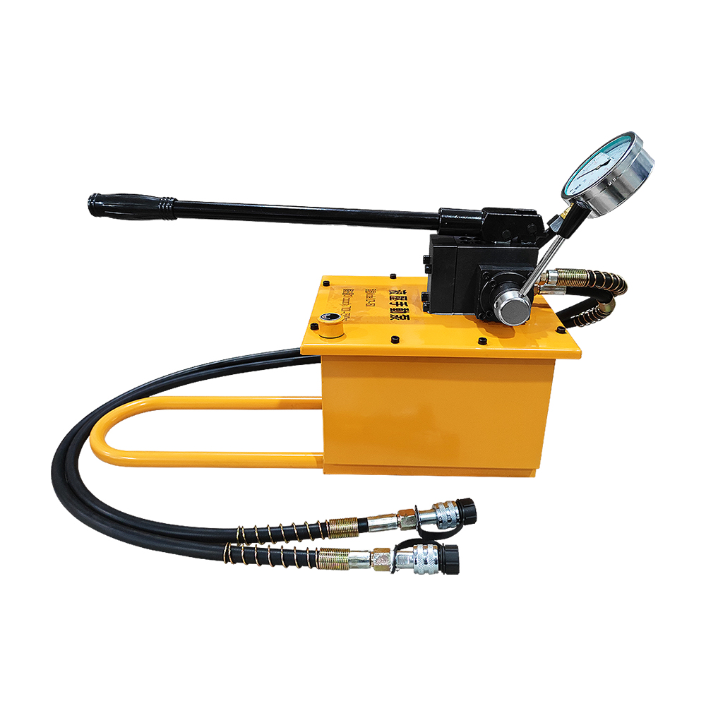 Double Acting Hand Operated Hydraulic Pump 700 Bar High Pressure Manual Pump 7L–21L Large Tank