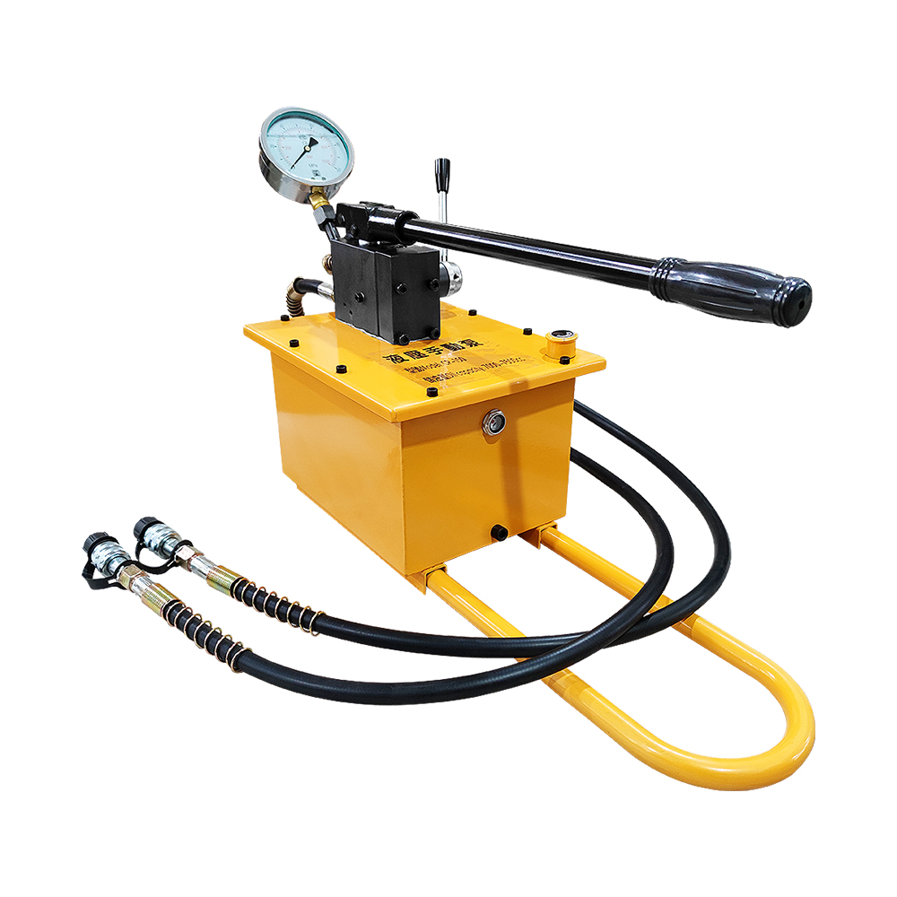 Double Acting Hand Operated Hydraulic Pump 700 Bar High Pressure Manual Pump 7L–21L Large Tank