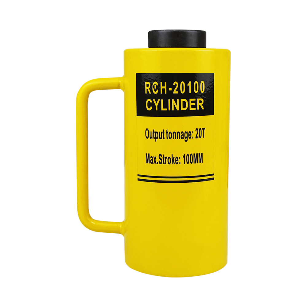 Hollow Plunger Single Acting Hydraulic Cylinder Jack 20T–60T 50mm Stroke Steel Body