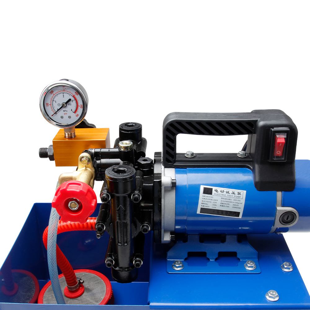 Electric Pressure Test Pump 150W–350W 25–100 Bar Clean Water Pipeline Testing Pump 220V