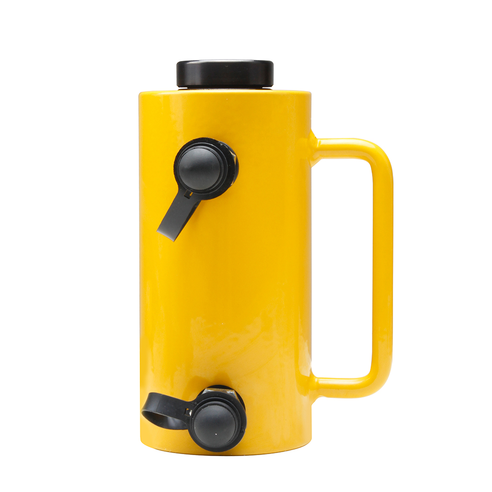Hollow Plunger Single Acting Hydraulic Cylinder Jack 20T–60T 50mm Stroke Steel Body