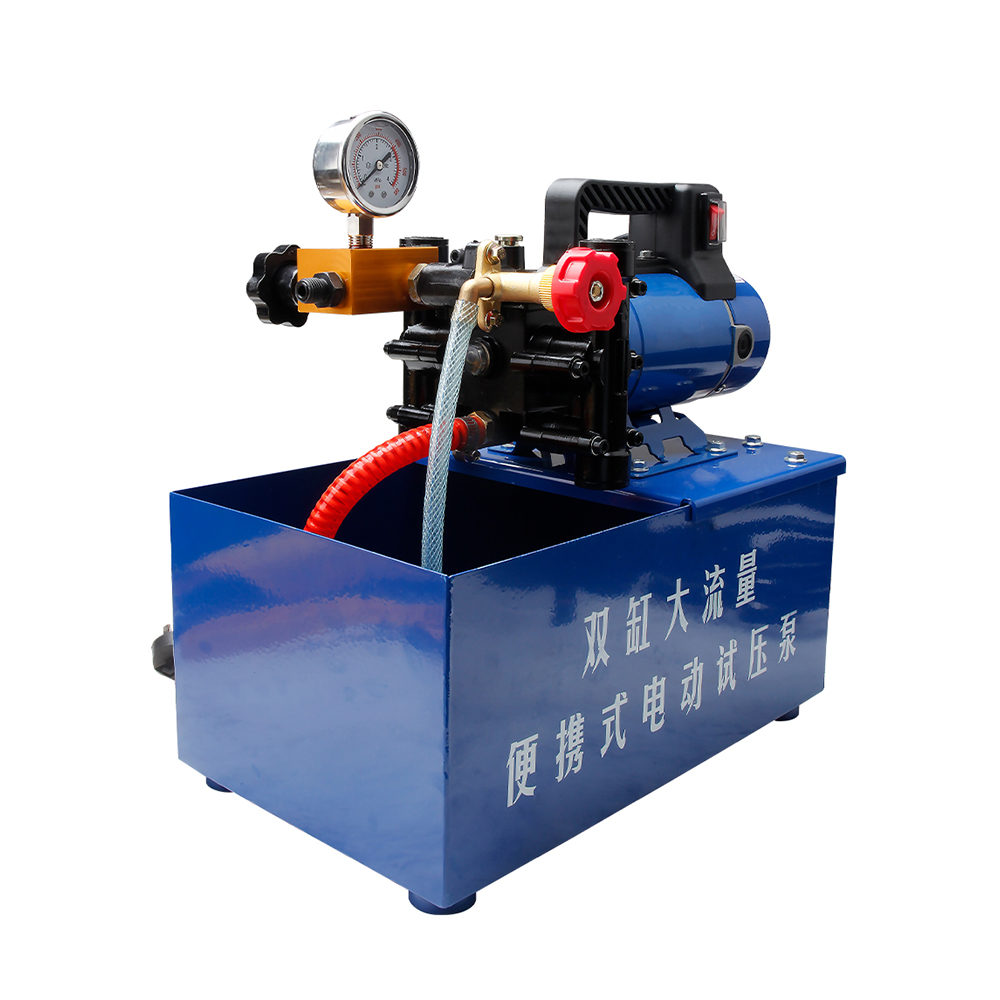 Electric Pressure Test Pump 150W–350W 25–100 Bar Clean Water Pipeline Testing Pump 220V