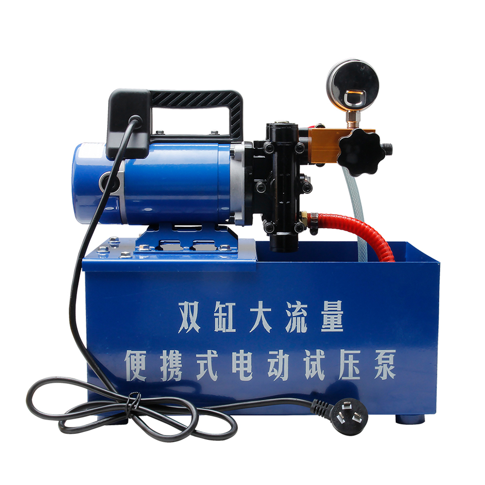 Electric Pressure Test Pump 150W–350W 25–100 Bar Clean Water Pipeline Testing Pump 220V