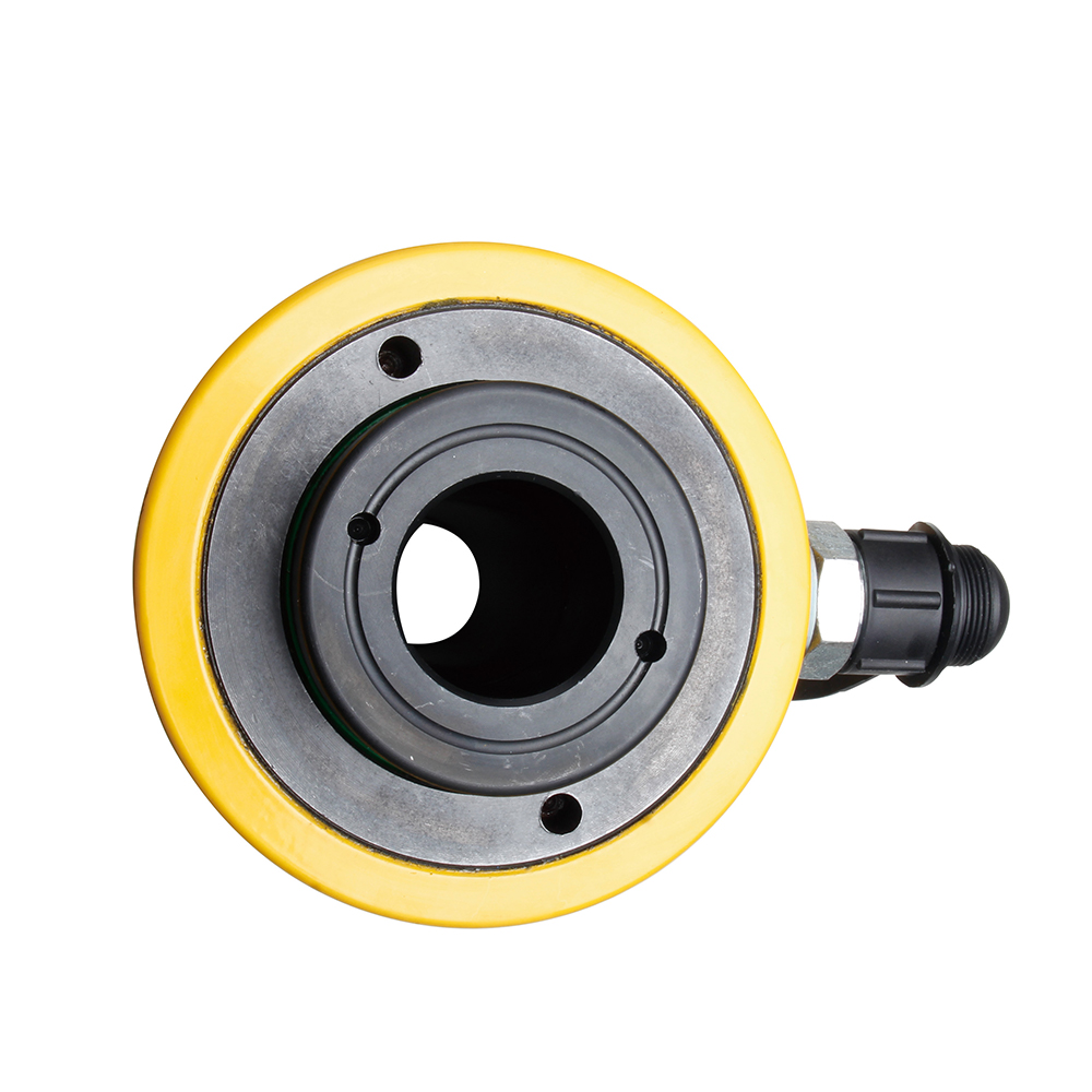 Hollow Plunger Single Acting Hydraulic Cylinder Jack 20T–60T 50mm Stroke Steel Body
