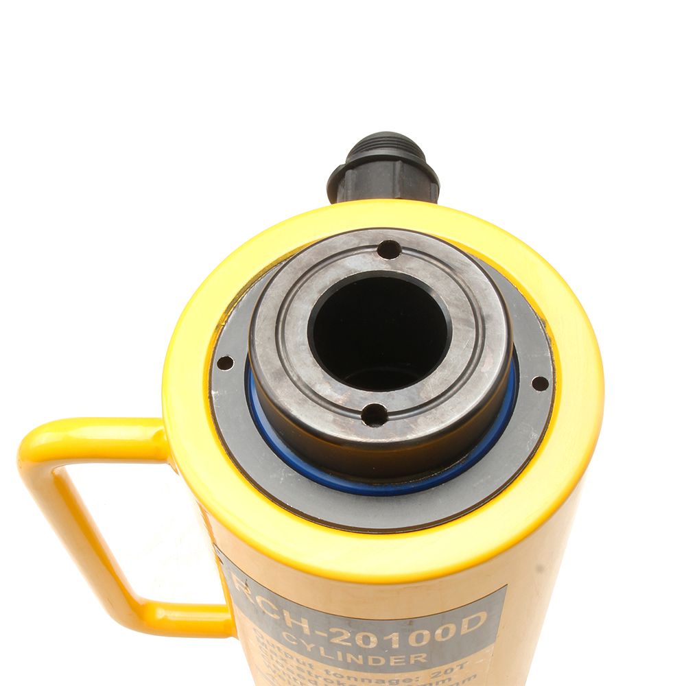 Hollow Plunger Single Acting Hydraulic Cylinder Jack 20T–60T 50mm Stroke Steel Body